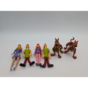 Scooby Doo Shaggy Daphne Bendable Figure Equity Marketing Lot Burger King